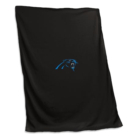Logo Brands Carolina Panthers Sweatshirt Blanket 605-74